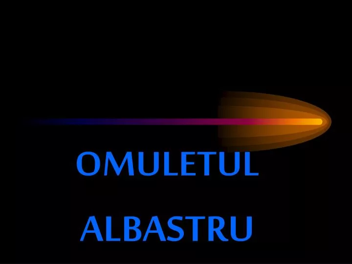 omuletul albastru