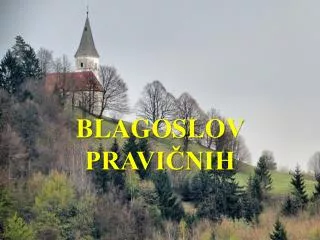 blagoslov pravi nih