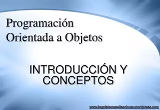 programaci n orientada a objetos