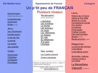un p tit peu de fran ais