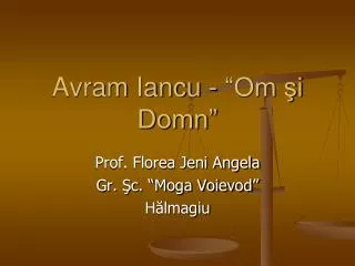 avram iancu om i domn