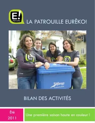 bilan des activit s