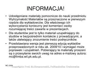 informacja