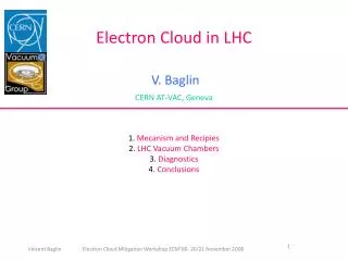 Electron Cloud in LHC