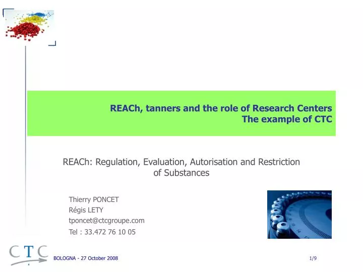 reach regulation evaluation autorisation and restriction of substances