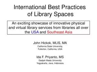 International Best Practices of Library Spaces