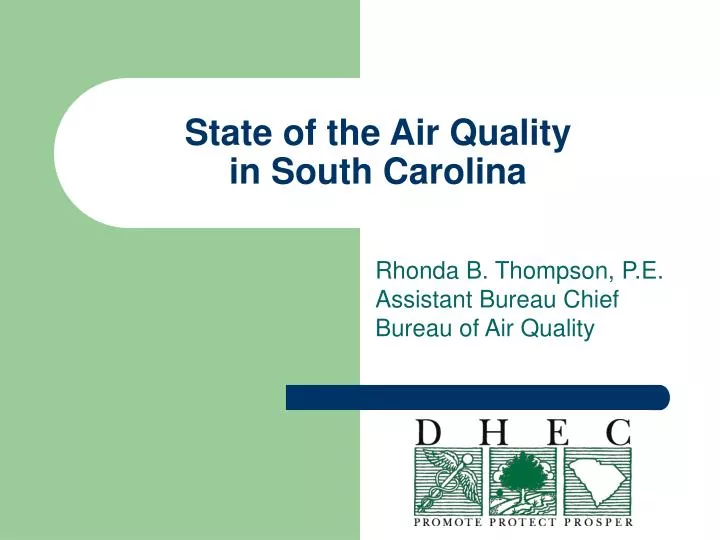 state of the air quality in south carolina