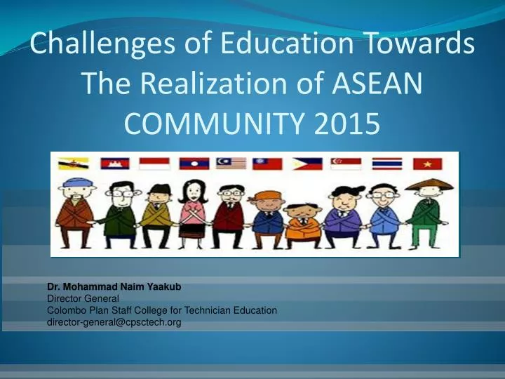 challenges of education towards the realization of asean community 2015