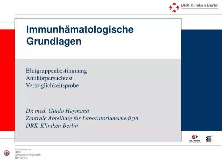 immunh matologische grundlagen