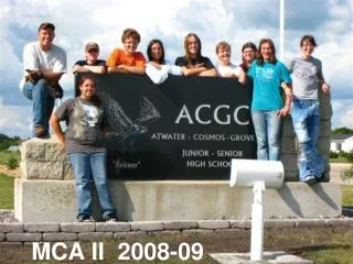MCA II 2008-09