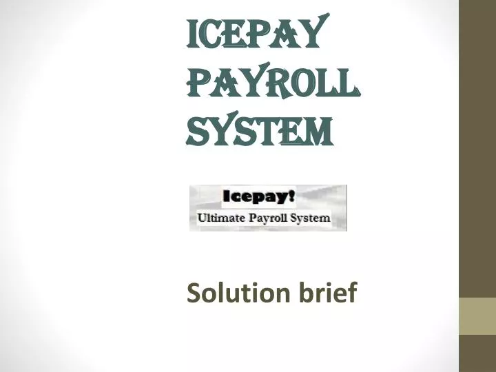 icepay payroll system
