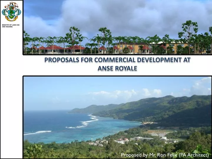 proposals for commercial development at anse royale