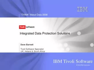 Integrated Data Protection Solutions