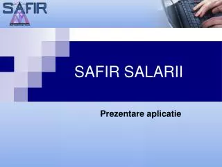 prezentare aplicatie