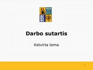 darbo sutartis