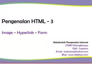pengenalan html 3