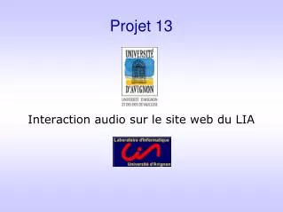 interaction audio sur le site web du lia