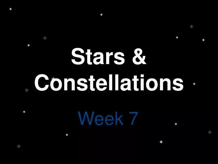 stars constellations