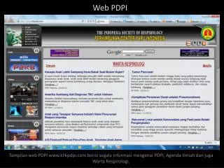 web pdpi