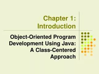 chapter 1 introduction