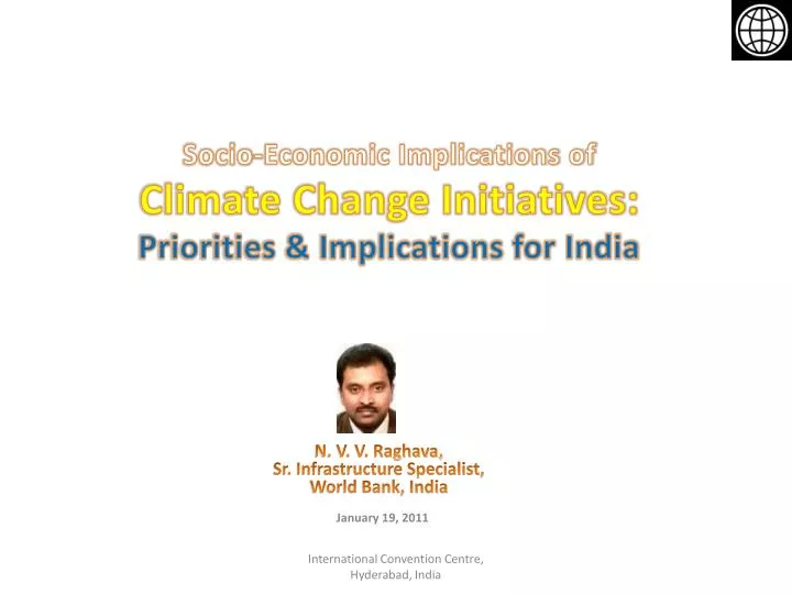 socio economic implications of climate change initiatives priorities implications for india