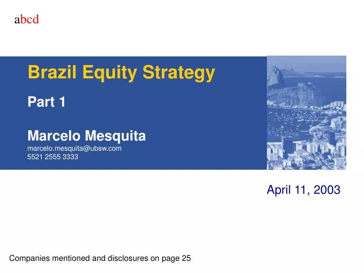 brazil equity strategy