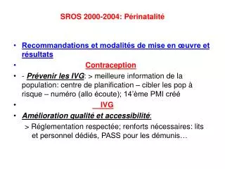 sros 2000 2004 p rinatalit