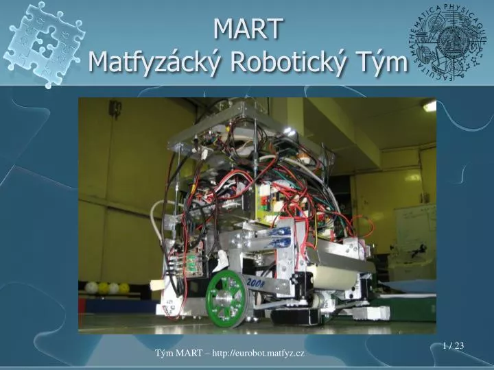 mart matfyz ck robotick t m