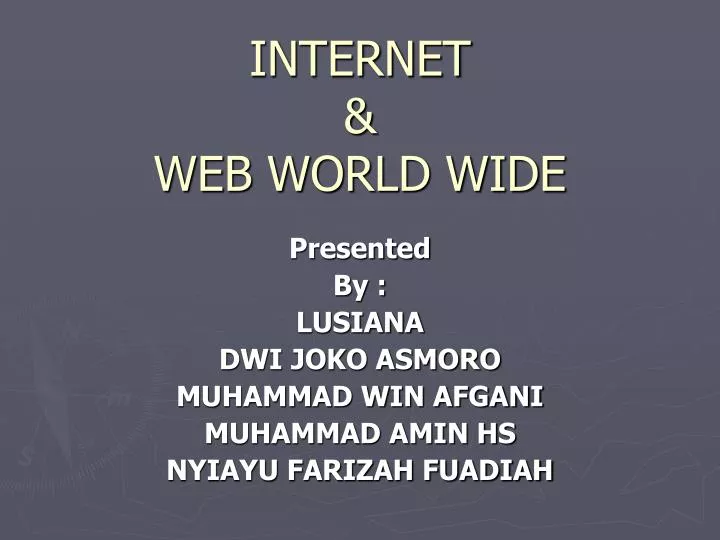 internet web world wide