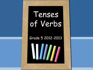 Tenses of Verbs