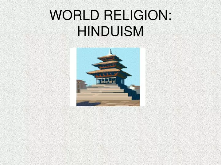 world religion hinduism