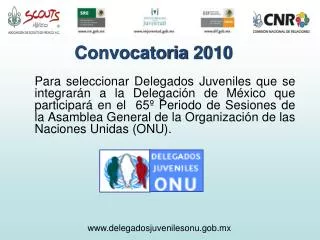 convocatoria 2010