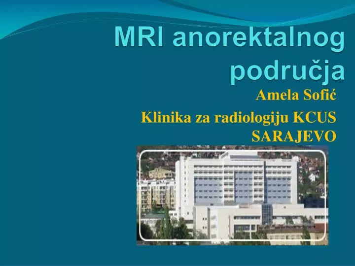 mri anorektalnog podru ja