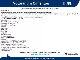 votorantim cimentos