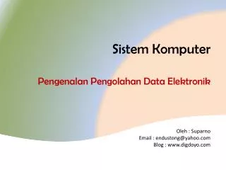 sistem komputer