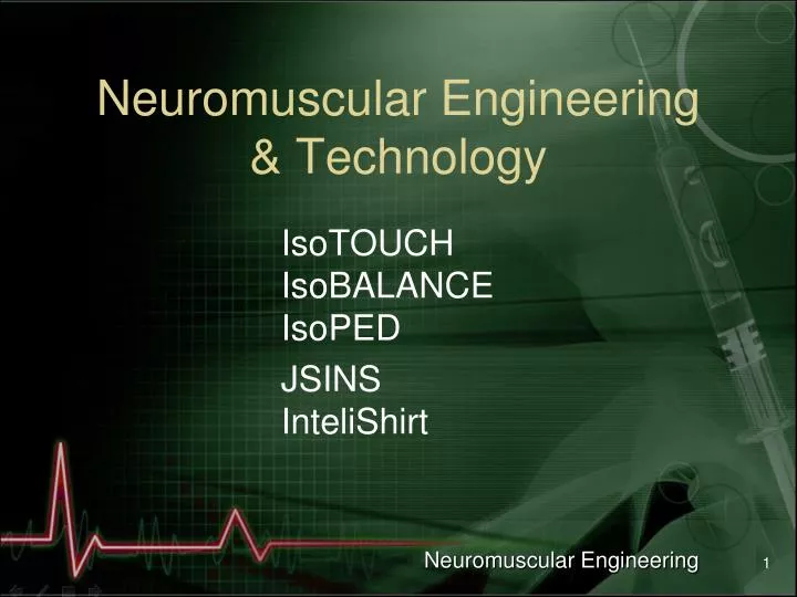 neuromuscular engineering technology