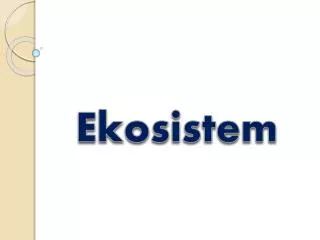 ekosistem