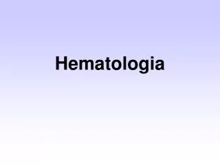 hematologia