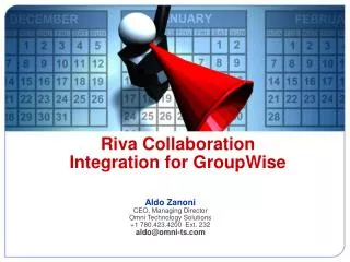 Riva Collaboration Integration for GroupWise
