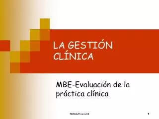 la gesti n cl nica