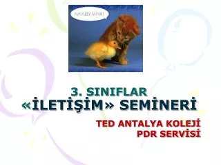 3 siniflar let m sem ner