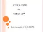 CYBER CRIME - slide 1