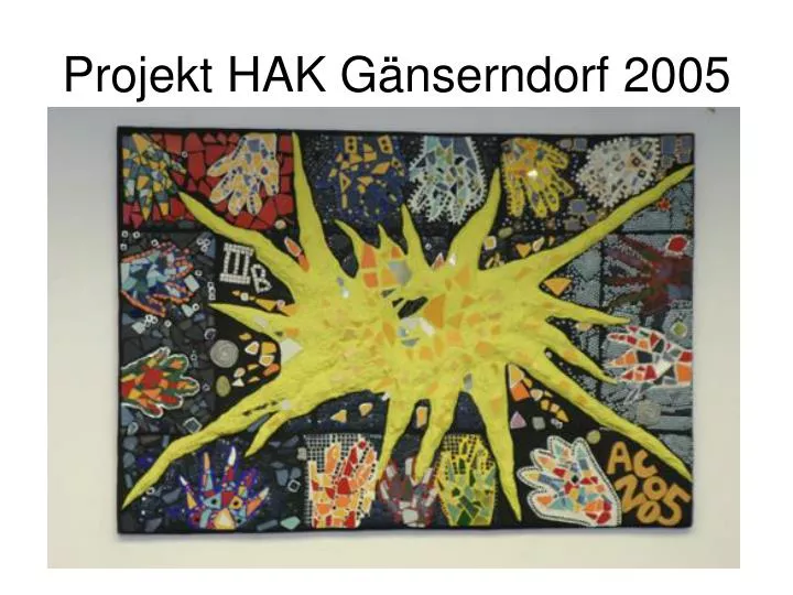 projekt hak g nserndorf 2005