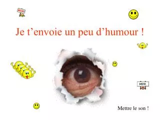 je t envoie un peu d humour