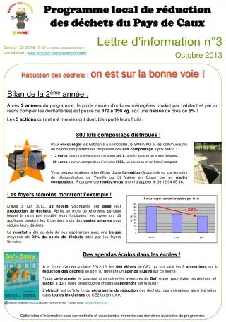 lettre d information n 3 octobre 2013