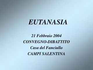 eutanasia