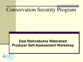 Conservation Security Program