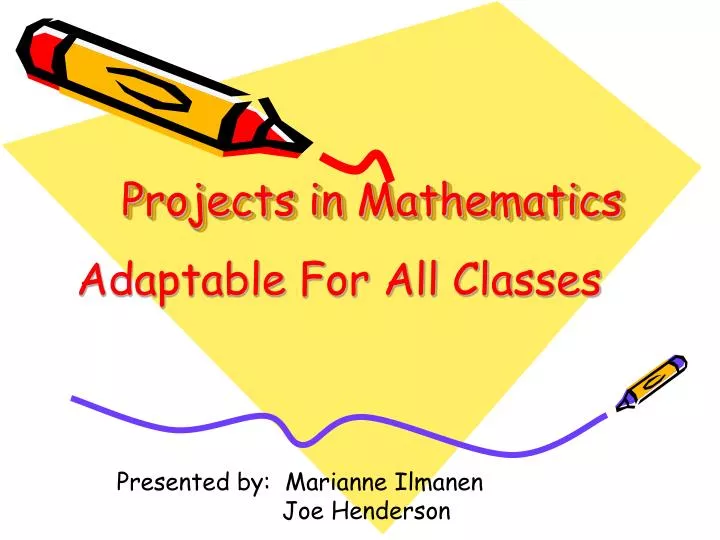 projects in mathematics