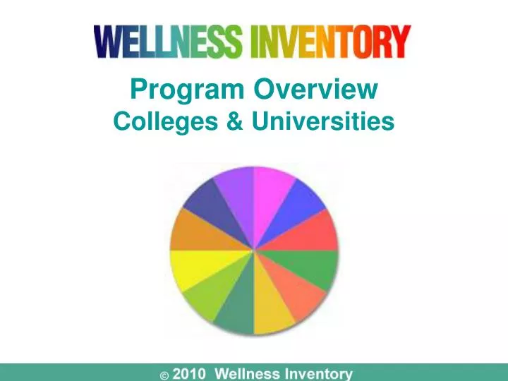 program overview colleges universities