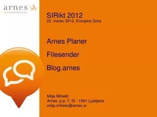 arnes planer filesender blog arnes